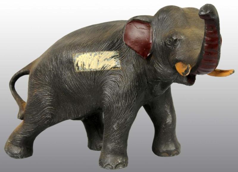 Appraisal: Pot Metal Elephant Still Bank Condition Excellent Size T