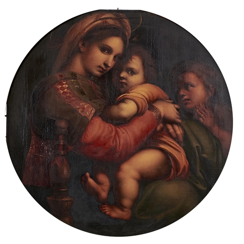 Appraisal: F Milano th c after Raphael - Madonna della Sedia