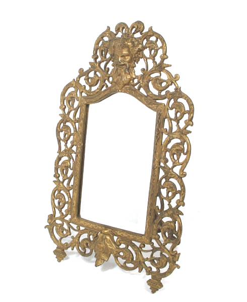 Appraisal: A Bradley and Hubbard gilt metal framed mirror height in