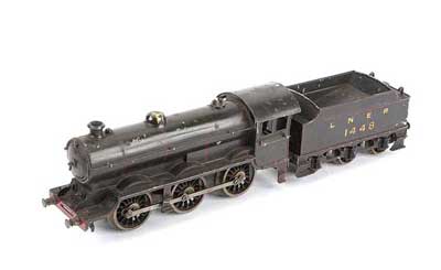 Appraisal: Bassett-Lowke O Gauge - - Loco and Tender J black