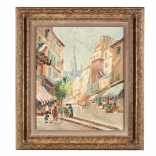 Appraisal: Vincenzo Fioravanti It th Century Italian Street Scene oil on