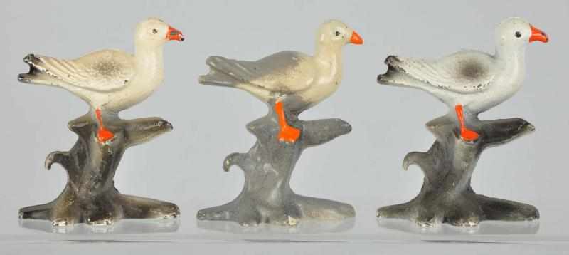 Appraisal: Lot of Cast Iron Seagull Bottle Openers Description Manufactured by