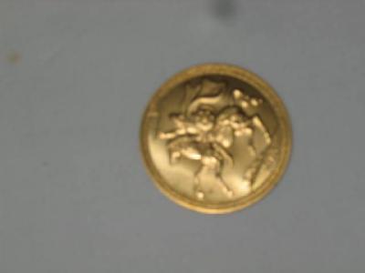 Appraisal: AN ISLE OF MAN GOLD PIECE gms