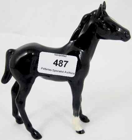 Appraisal: Rare Beswick Black Gloss Foal