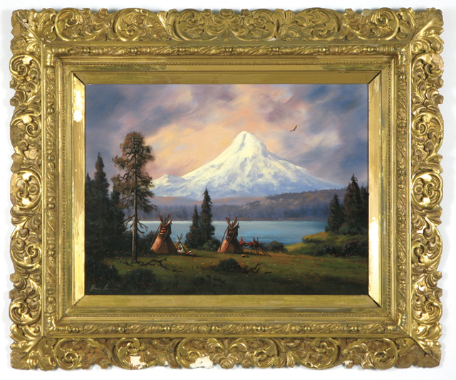 Appraisal: HEINIE HARTWIG OIL ON MASONITE California born Mount Hood Oregon