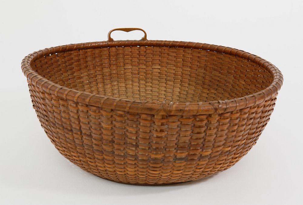 Appraisal: William Appleton Lightship Basket circa - William Appleton - Lightship