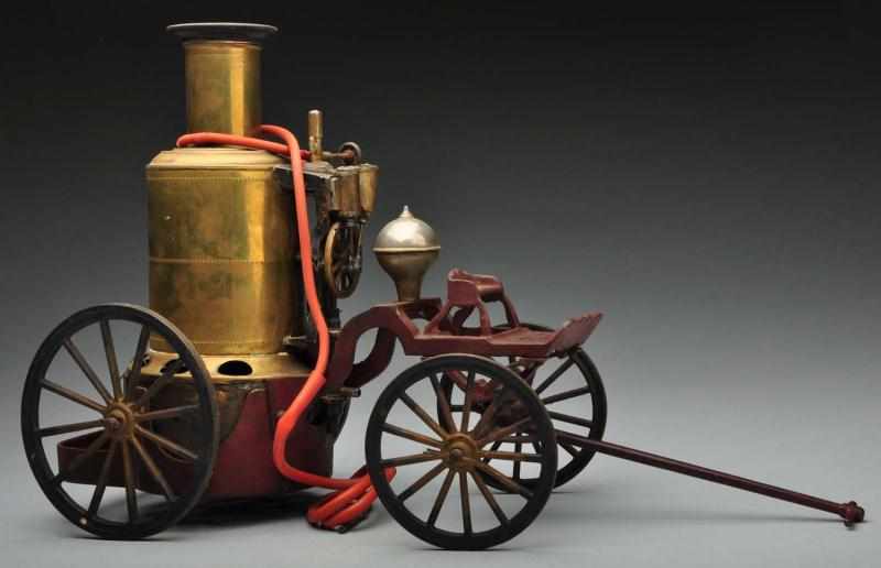 Appraisal: Weeden Live Steam Fire Pumper Toy Description American All original