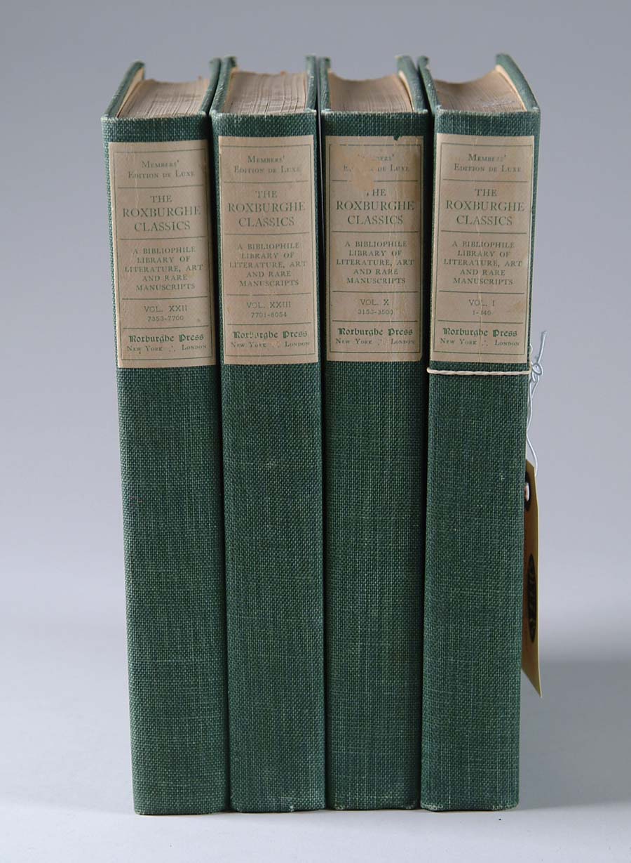 Appraisal: BOOK THIRTY VOLUME SET THE ROXBURGHE LIBRARY OF CLASSICS Renaissance