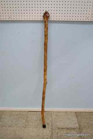 Appraisal: Hand Made Hiker's Walking Stick This is a hand cut