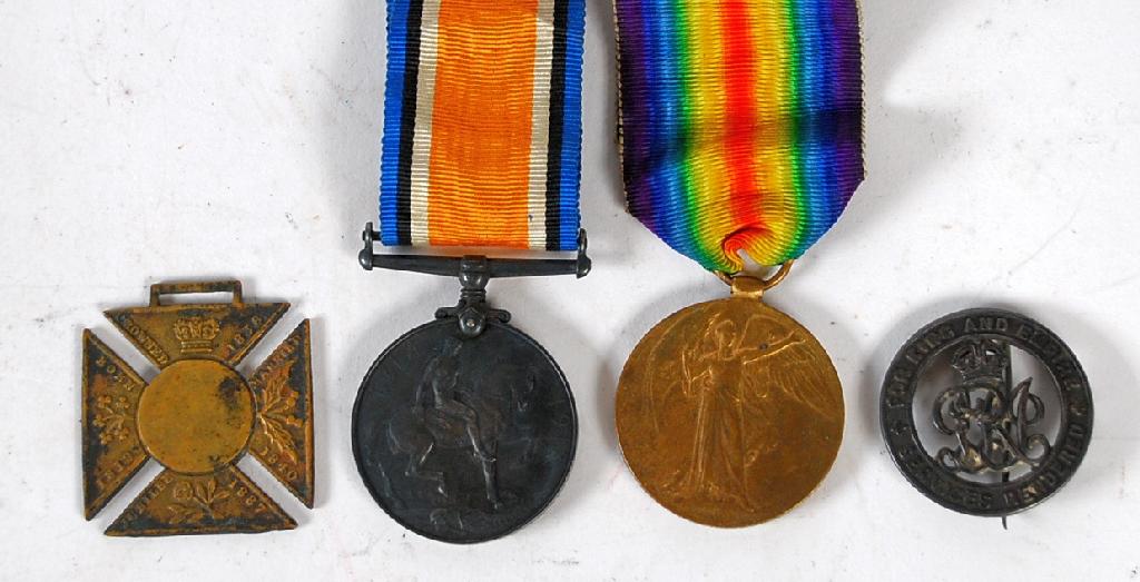 Appraisal: WORLD WAR I MEDALS AND RIBBONS viz - and -