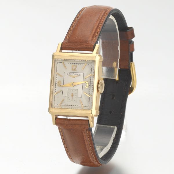 Appraisal: LONGINES GENTLEMAN'S GOLD WRIST WATCH CA Case width mm x