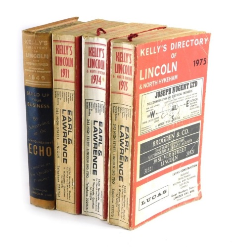 Appraisal: A Kelly's Directory of Lincoln in pressed boards and three