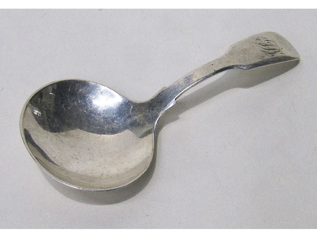 Appraisal: White metal caddy spoon maker's mark CG