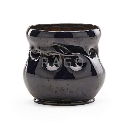 Appraisal: GEORGE OHR Vase with in-body twist Condition Report