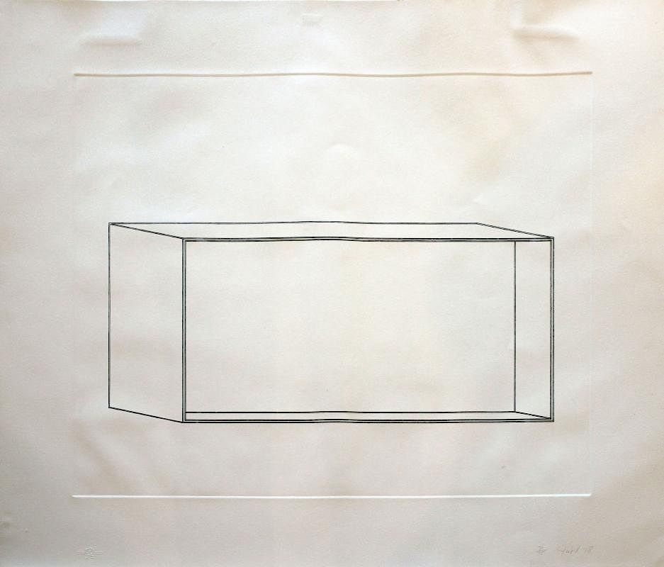 Appraisal: Donald Judd Untitled Donald Judd Untitled Etching From the numbered