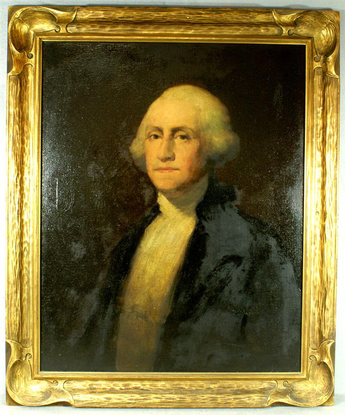 Appraisal: After Gilbert Stuart th th c Portrait of George Washington