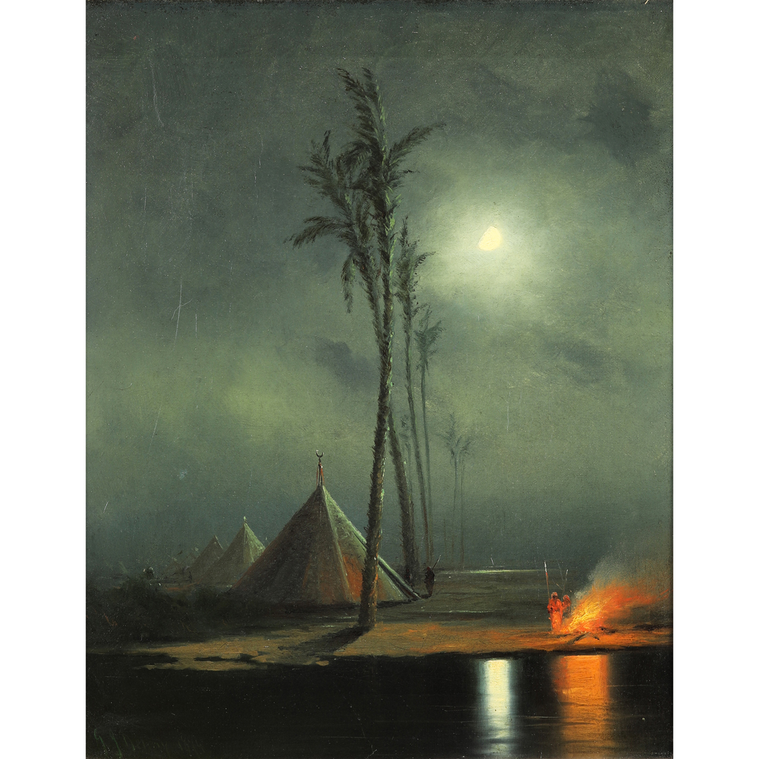 Appraisal: PAINTING GIDEON JACQUES DENNY Gideon Jacques Denny American - Nocturnal