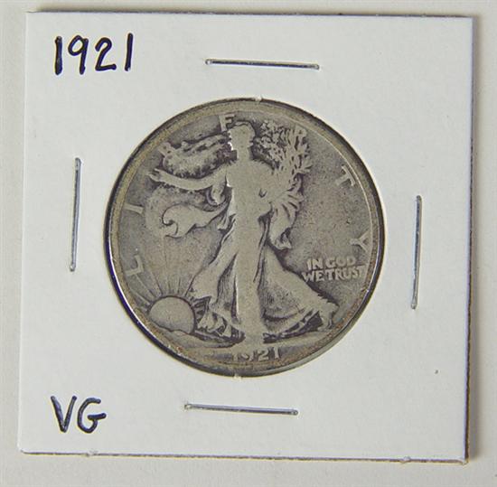 Appraisal: Walking Liberty Half Dollar Grades VG small scratch on reverse