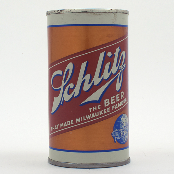 Appraisal: Schlitz Beer Paper Label Mock-up Rolled As Flat Top L