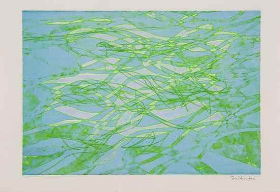 Appraisal: Stanley William Hayter - Nenuphars b m engraving with soft-ground