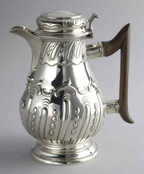 Appraisal: Victorian sterling jug Thomas Bradbury and Sons with a hinged