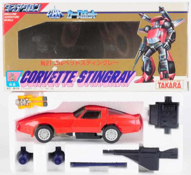 Appraisal: Takara Diaclone Corvette Stingray Diaclone Stingray is a legendary toy