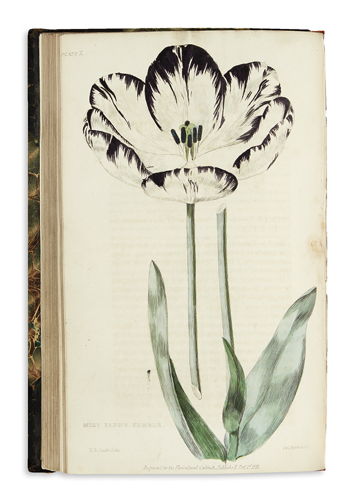 Appraisal: BOTANICAL Harrison Joseph The Floricultural Cabinet and Florist's Magazine Volumes