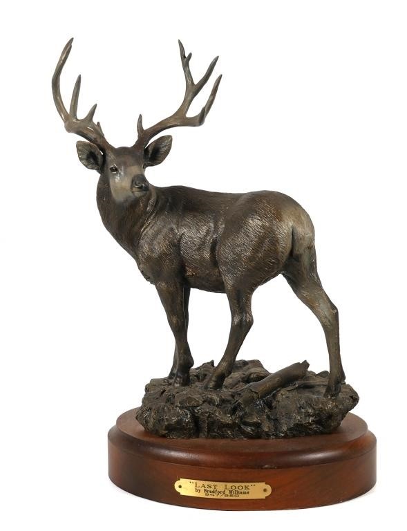 Appraisal: Bradford Williams Last Look buck or male deer limited edition