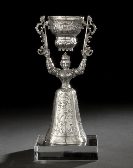 Appraisal: German Historisimus Silver Wager Cup first quarter th century by