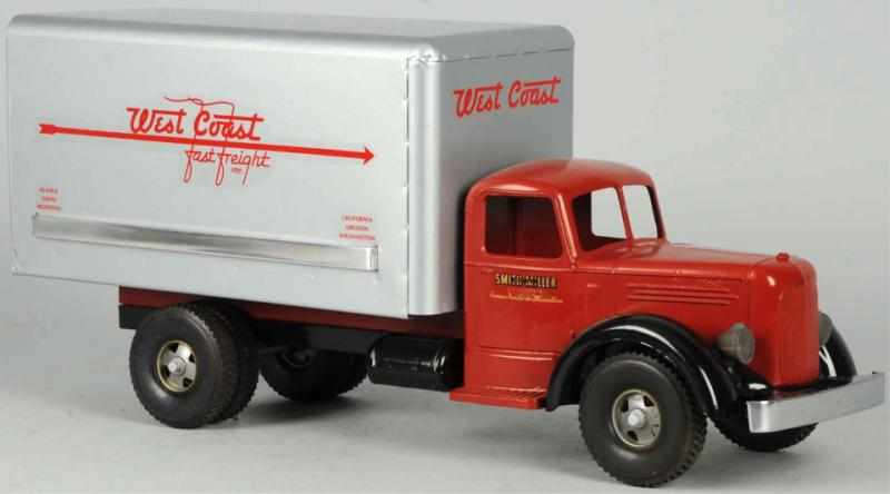 Appraisal: Pressed Steel Smith-Miller West Coast Truck Toy Original truck has