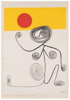 Appraisal: Calder Alexander Poster Print Paris Editions des Nouvelles Images n