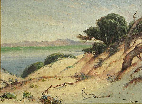 Appraisal: Louise Charlotte Koogh Holtum American - Sand Dunes signed 'L