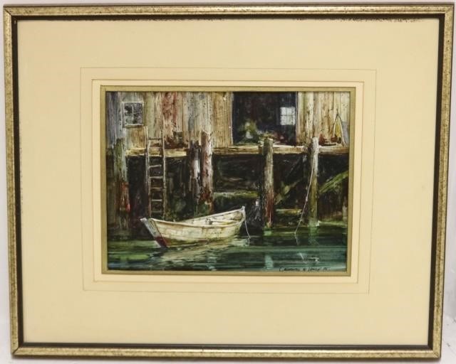 Appraisal: MARSHALL JOYCE - MASSACHUSETTS ARTIST OIL PAINTING ON BOARD DEPICTS