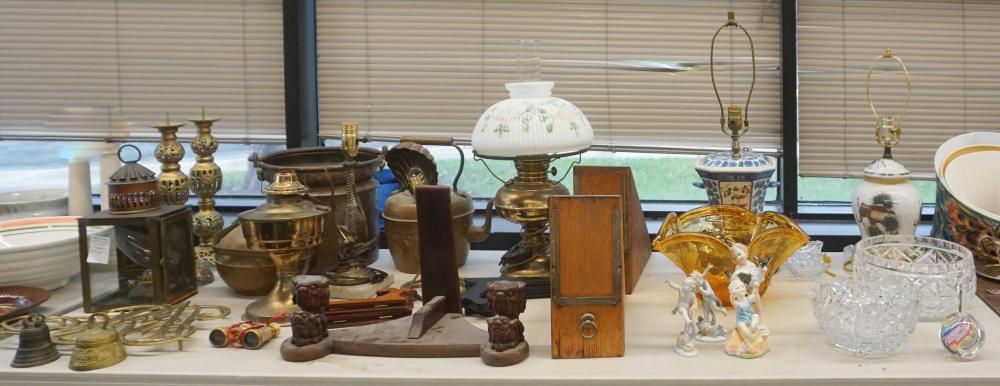 Appraisal: Group of Assorted Copper and Brass Table Articles Le Maire