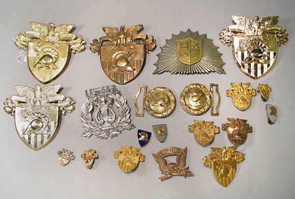 Appraisal: A group of U S Military Academy insigniacirca - s