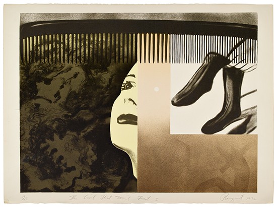 Appraisal: JAMES ROSENQUIST Somewhere to Light Color screenprint x mm x