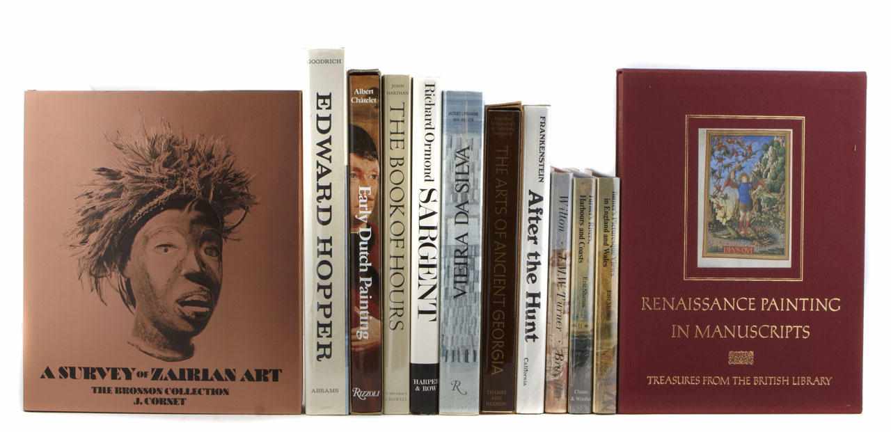 Appraisal: ART volumes of art monographs period surveys and collection catalogues