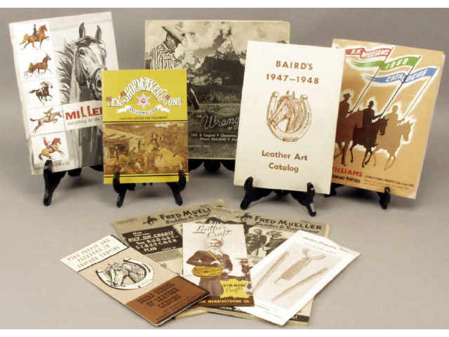 Appraisal: Ephemera collection of catalogs and brochures including Fred Mueller catalogs