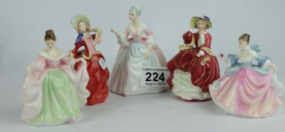 Appraisal: Royal Doulton figures Diana HN Top O' The Hill HN