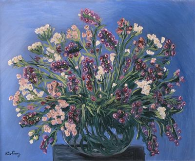 Appraisal: Mo se Kisling French - Fleurs Signed also titled and