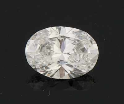 Appraisal: An Unmounted Ct Oval Brilliant Cut Diamond GIA GIA report