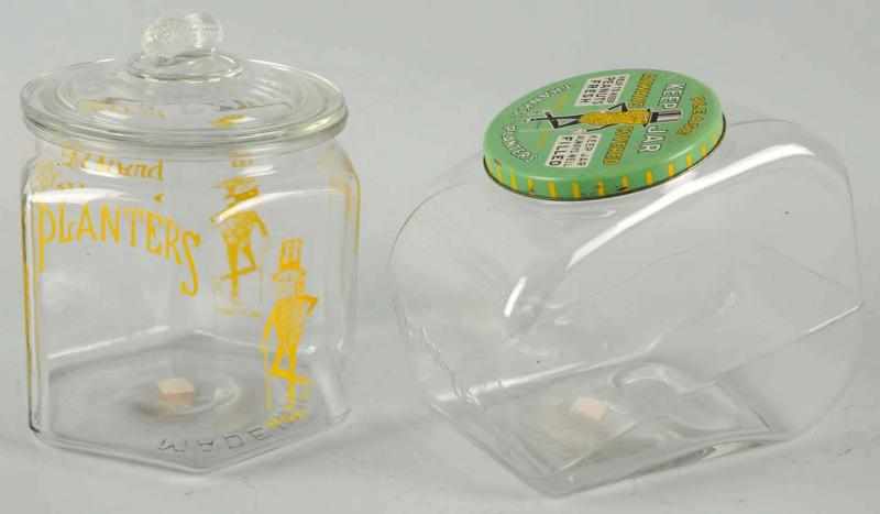 Appraisal: Lot of Planters Peanuts Store Jars s to s Light