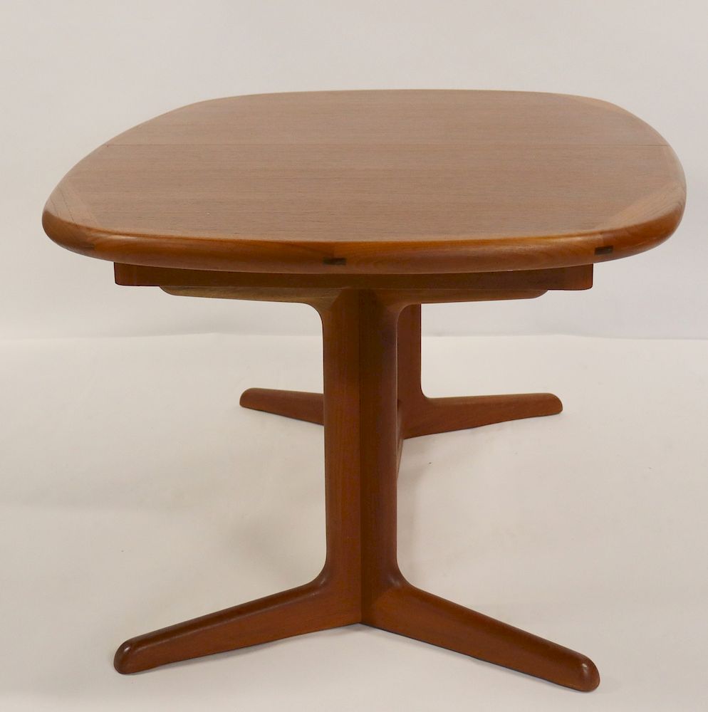 Appraisal: MIDCENTURY Danish Modern Dining Table Leaves Great design with leave