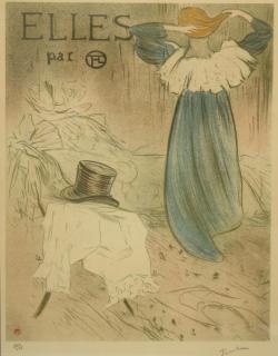 Appraisal: H M R Toulouse Lautrec Elles lithograph after the original