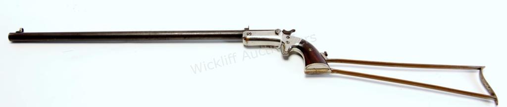 Appraisal: Stevens Second Issue Model Pocket Rifle-Blued part Octagonal part round