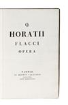 Appraisal: HORATIUS FLACCUS QUINTUS Opera Edited by Jos Nicol s de