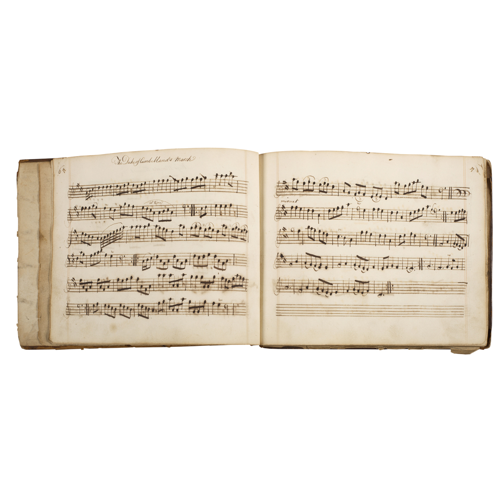 Appraisal: Clerk John Baronet of Penicuik - Manuscript Scottish Music leaves