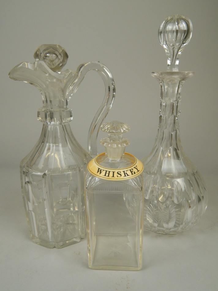 Appraisal: Various items of glass to include a Victorian claret jug