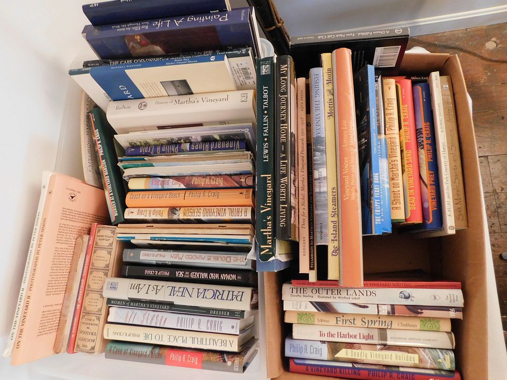 Appraisal: BOOKS RELATED TO MARTHA'S VINEYARD Lot of approx books all