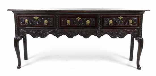 Appraisal: A Renaissance Revival Sideboard having a rectangular top over the